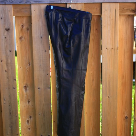 Danier Leather Pants Women's Size 8 - Picture 1 of 5